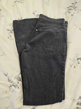 H&M Women's S Bootleg Black Wash Jeans